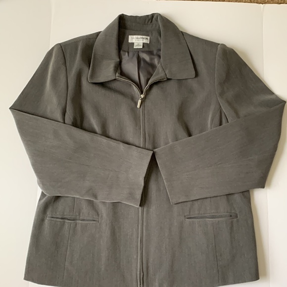 Sag Harbor stretch silver blazer, size 20 - Picture 2 of 9